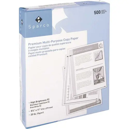 Sparco SPR06120CT 8.5 in. x 11 in. Copy Paper