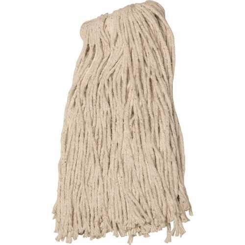 Skilcraft Wet Mop Head, Cut End, Natural, 4-Ply, #20