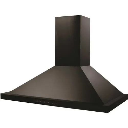 30 in. 400 CFM Convertible Vent Wall Mount Range Hood in Black Stainless Steel