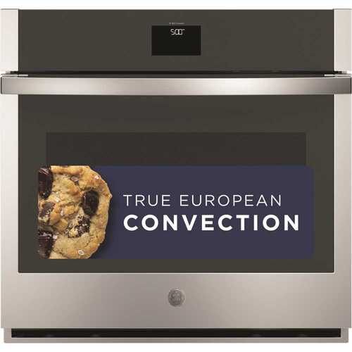 30 in. Smart Single Electric Wall Oven in Stainless Steel with Convection Cooking