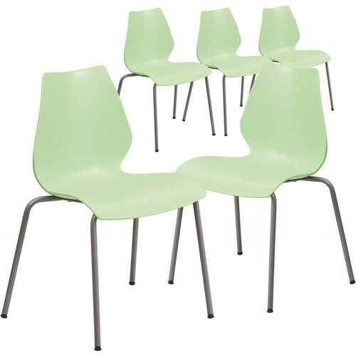 Green Plastic Stack Chairs