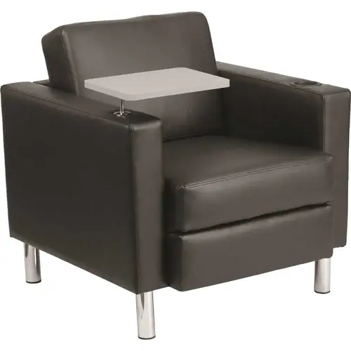 Black Leather Office/Desk Chair