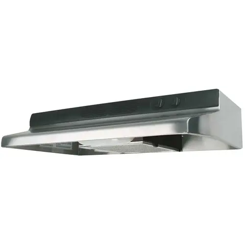 Air King ESQZ2308 Quiet Zone 30 in. ENERGY STAR Certified Under Cabinet Convertible Range Hood with Light in Stainless Steel