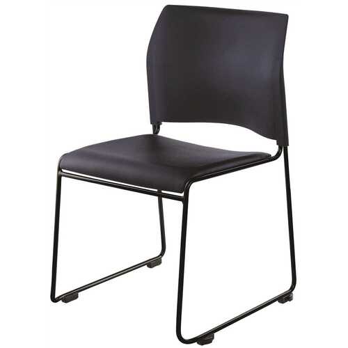 National Public Seating 3583715 PADDED STACK CHAIR BLUE/GRY