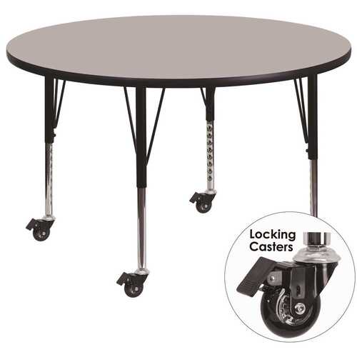 Flash Furniture CGA-XU-21278-GR-HD Gray Kids Table