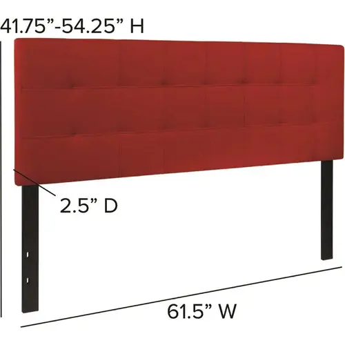 Queen Red Headboard