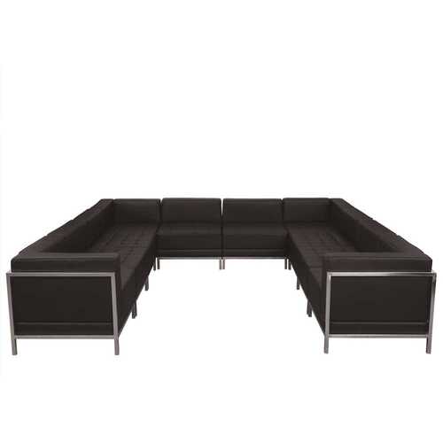 Flash Furniture CGA-ZB-9290-BL-HD Black Living Room Sets
