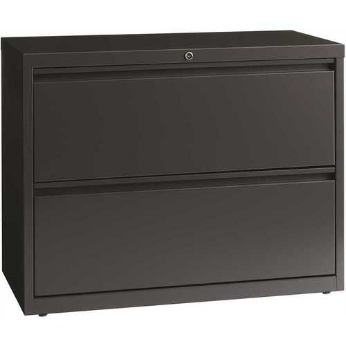 Hirsh Industries 17631 36 in. W Charcoal 2-Drawer Lateral File Cabinet