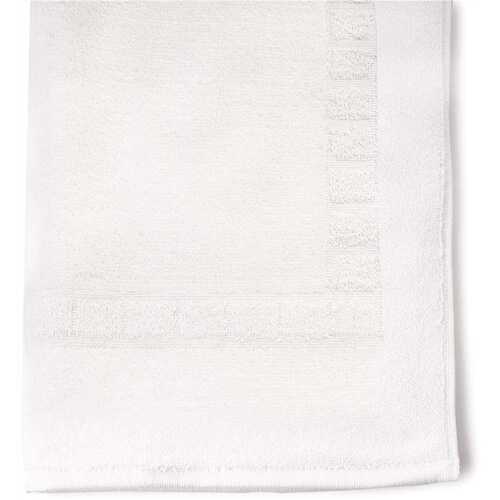 ITC TGTR2234 22 in. x 34 in. 10 lb. Bath Mat with Dobby Border in White - pack of 60