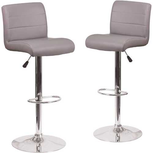 34.5 in Gray Bar Stool Color/Finish Family