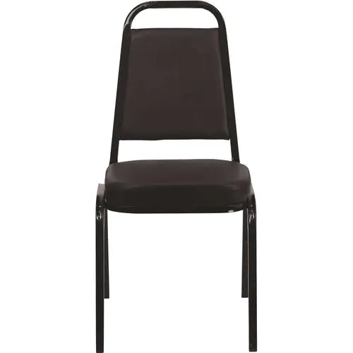 Vinyl Stackable Chair in Brown