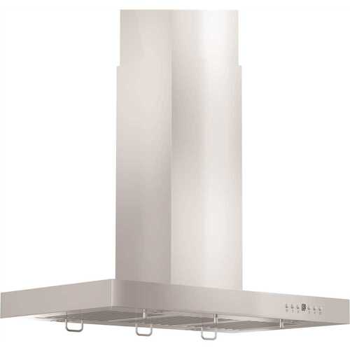 ZLINE Kitchen and Bath KE2i-30 30 in. 400 CFM Convertible Island Mount Range Hood in Stainless Steel