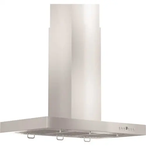 36 in. 400 CFM Convertible Island Mount Range Hood in Stainless Steel