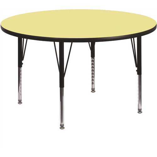 Flash Furniture CGA-XU-5802-YE-HD Yellow Kids Table