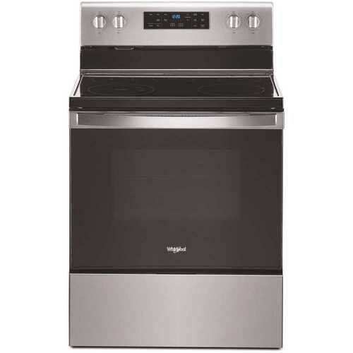 30 in. 5.3 cu. ft. Electric Range with 5-Elements and Frozen Bake Technology in Fingerprint Resistant Stainless Steel