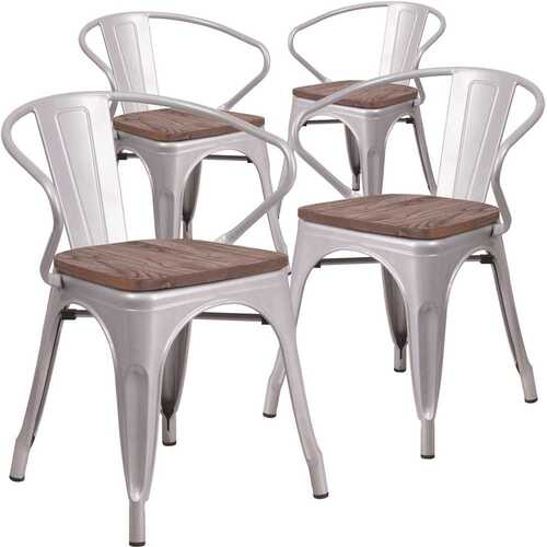 Silver Restaurant Chairs