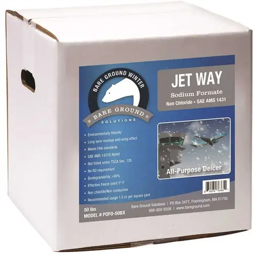 Bare Ground SoFo-50BX 50 lbs. Box of Sodium Formate