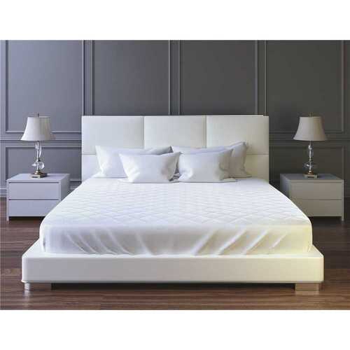 GANESH MILLS C4990-K 78 in. x 80 in. x 15 in. White Quilted Waterproof King Mattress Pad - pack of 6