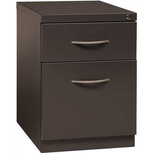 20 in. D Charcoal Mobile Pedestal with Arch Pull