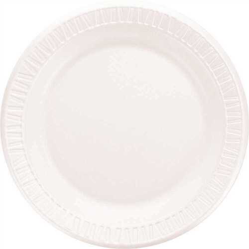 9 in. Laminated White Quiet Classic Plate