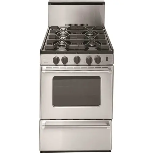 ProSeries 24 in. 2.97 cu. ft. Gas Range in Stainless Steel