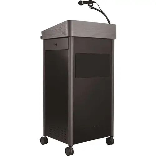 Oklahoma Sound GSL-S Greystone Lectern with Sound Charcoal