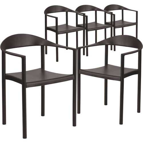 Black Plastic Stack Chairs