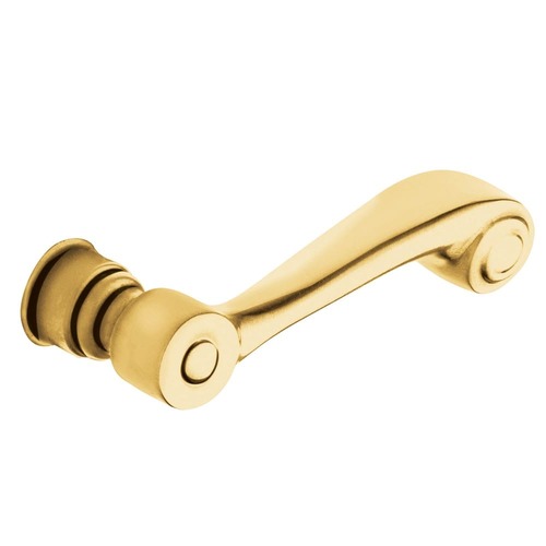 Estate Lever Less Rose Polished Brass