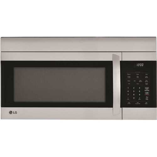 LG Electronics LMV1764ST 1.7 cu. ft. Over-the-Range Microwave Oven in Stainless Steel with EasyClean