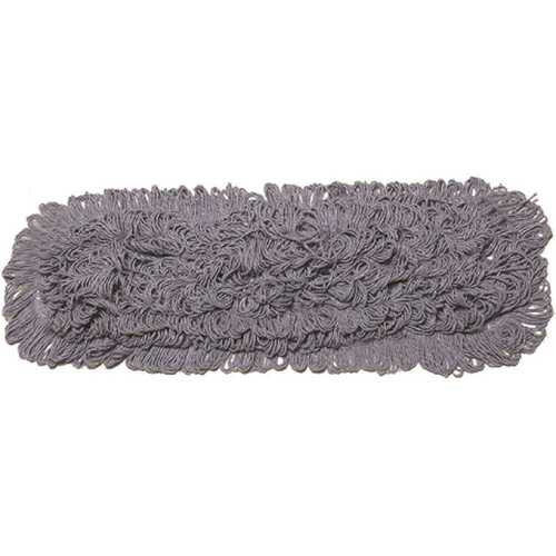 ALPHAPOINTE 7920-01-511-2919 Inhibitor Dust Mop Head, Looped-End, 5" X 24", Blue