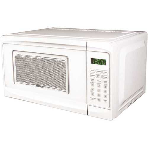 Danby Products DBMW0720AWD 0.7 Cu. Ft. White Microwave With Convenience Cooking Controls