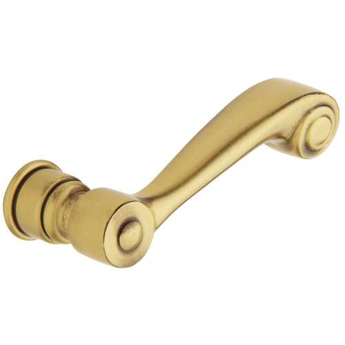 Pair 5103 Lever Less Rose Satin Brass With Brown Finish