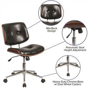 Carnegy Avenue CGA-SD-172873-BL-HD Black Office/Desk Chair