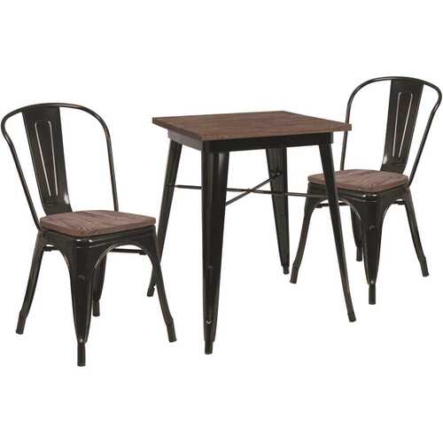 Black Table and Chair Set