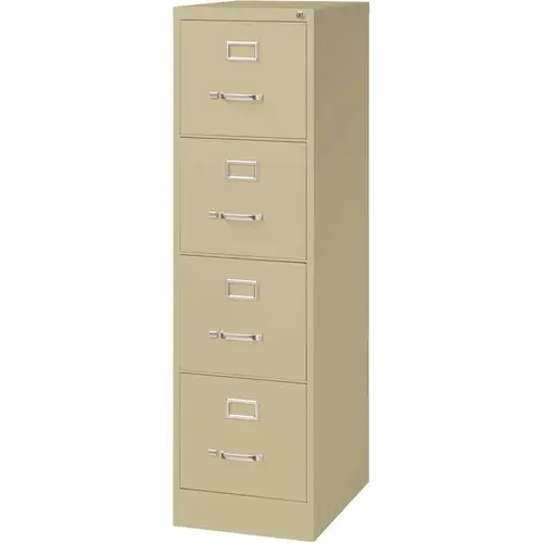 Hirsh Industries 17891 2200 Series Putty 22 in. Deep 4-Drawer Letter Width Decorative Vertical File Cabinet