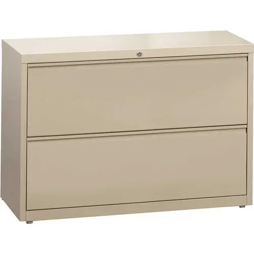 HL8000 Putty 42 in. Wide 2-Drawer Lateral File Cabinet