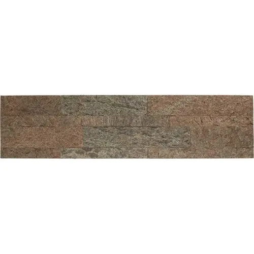 23.6 in. x 5.9 in. Tarnished Quartz Peel and Stick Stone Decorative Tile Backsplash