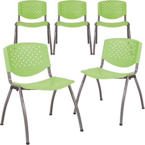 Green Plastic Stack Chairs