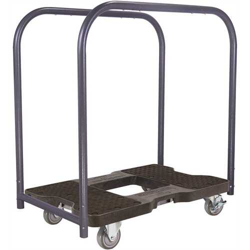 SNAP-LOC SL1500PC4B 1,500 lbs. Capacity Industrial Stength Professional E-Track Panel Cart Dolly in Black
