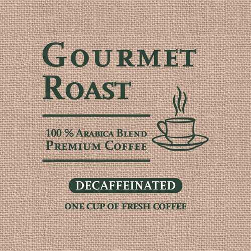 Decaf Individually Wrapped Single-Cup Filter Pod Gourmet Roast Coffee