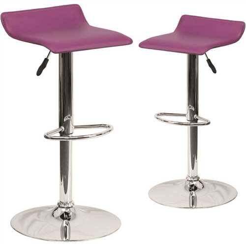 31.25 in. Purple Bar stool Color/Finish Family