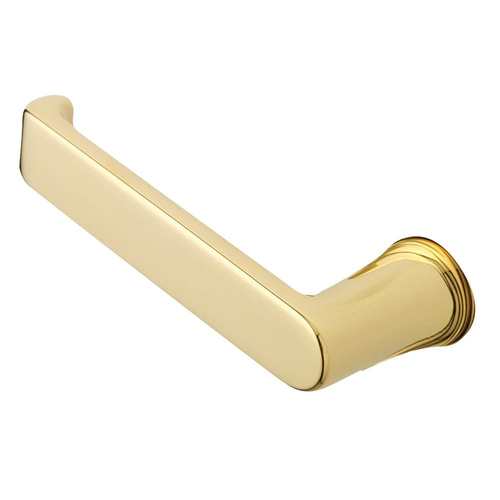 Estate Lever Less Rose Polished Brass