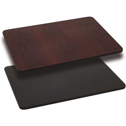 Black/Mahogany Table Top