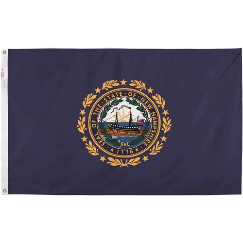 3 ft. x 5 ft. Nylon New Hampshire State Flag