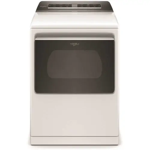 7.4 cu. ft. 240-Volt Smart White Electric Dryer with AccuDry System and Steam Refresh, ENERGY STAR