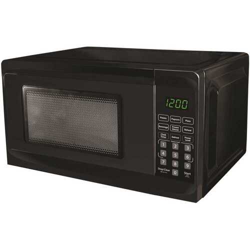 Danby Products DBMW0720ABD 0.7 Cu. Ft. Black Microwave With Convenience Cooking Controls