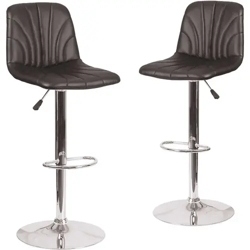 33.25 in. Black Bar stool Color/Finish Family