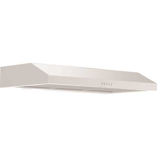 30 in. 280 CFM Ducted Under Cabinet Range Hood in Stainless Steel