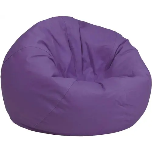 Purple Fabric Bean Bag Chair