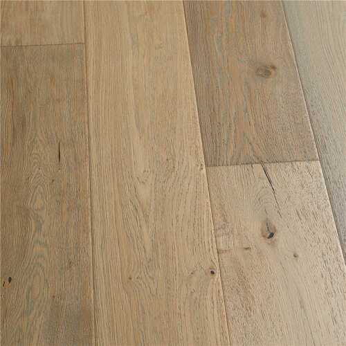 Malibu Wide Plank HDMCTG037EF Surfside French Oak 9/16 in. T x 8.7 in. W Water Resistant Wirebrushed Engineered Hardwood Flooring (27.1 sq. ft./case)